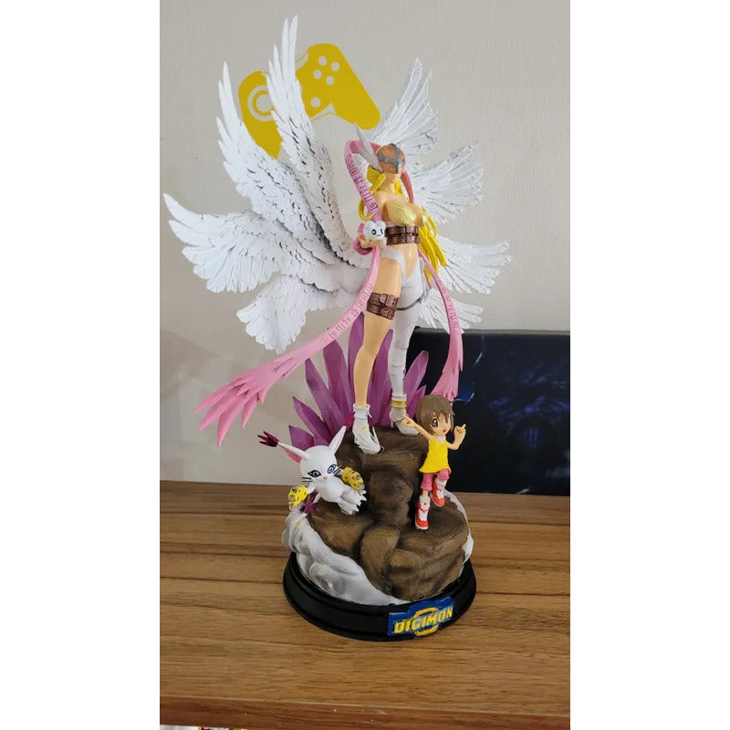 Figura De Acción Angewomon Gatomon Y Kary Digimon