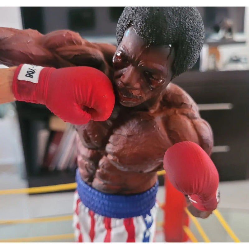 Figura Rocky Balboa Y Apollo Creed Pelea