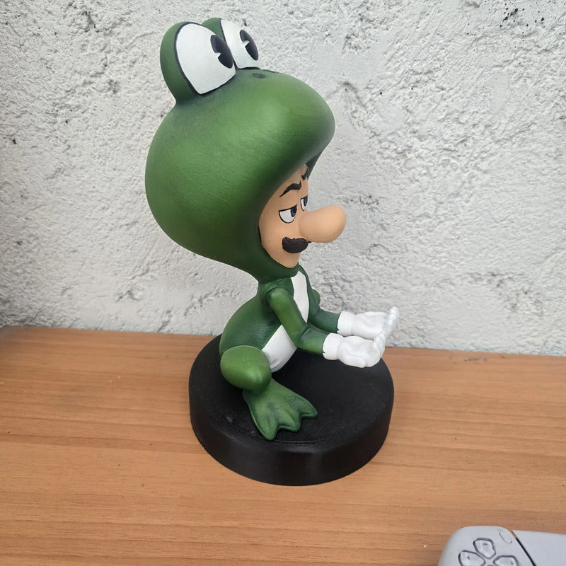 Soporte Control Play Xbox O Cel Luigi Fronteras Suite Rana Verde Lima