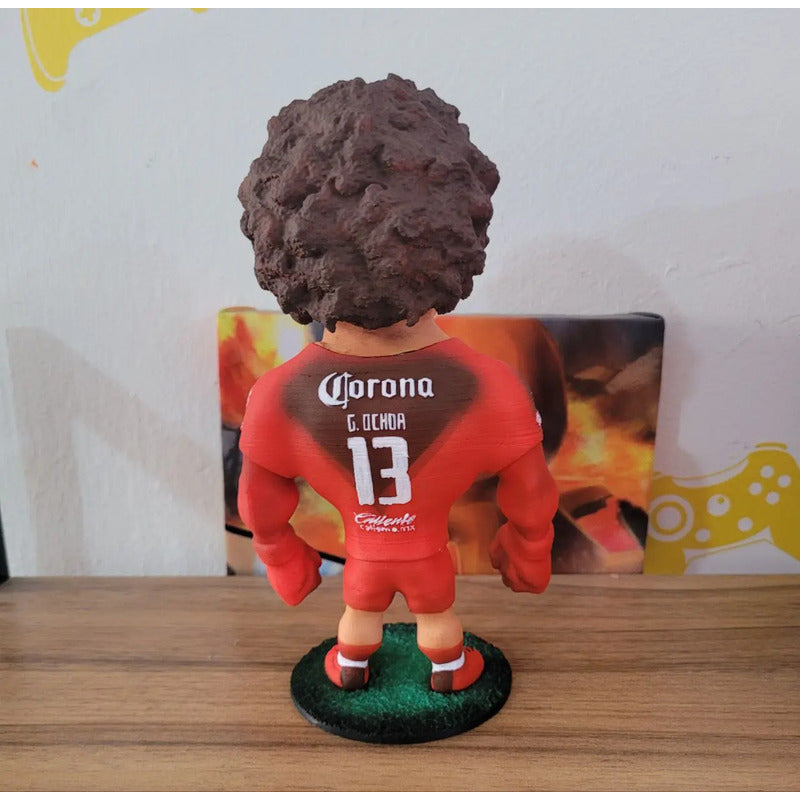 Figura De Futbolista Fuertecito Guillermo Ochoa