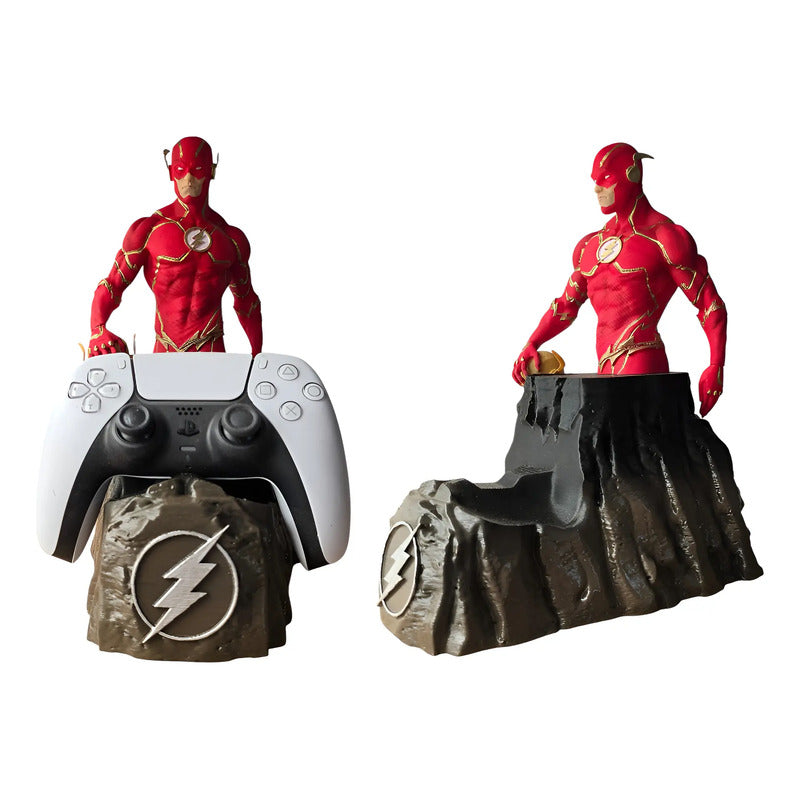 Soporte Control Play Xbox O Celular Flash Dc Rojo