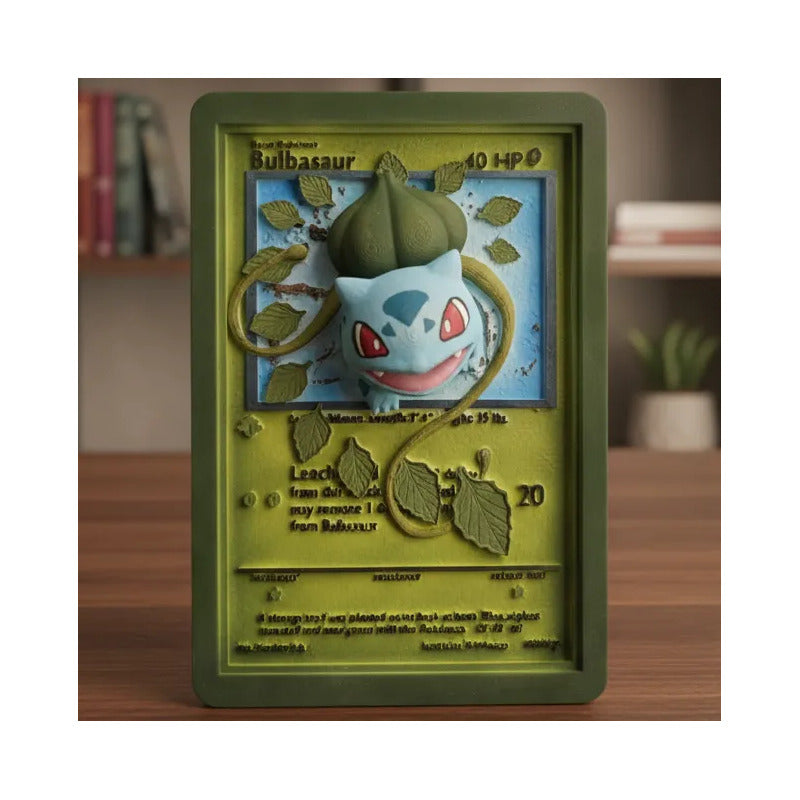 Cuadro De Bulbasaur Verde Lima Verde Musgo