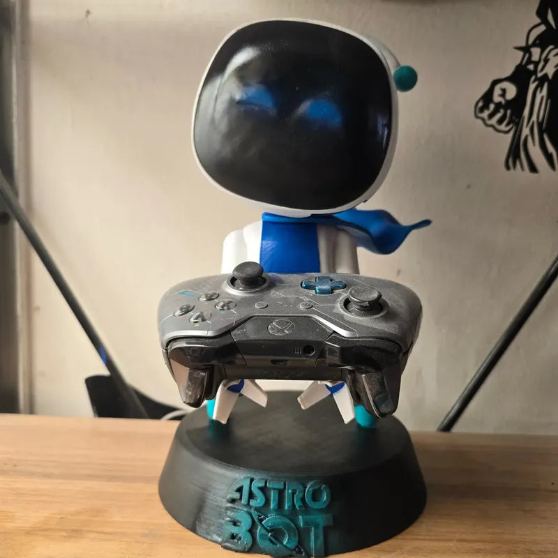Soporte Para Control Play Xbox O Cel Astro Bot Azul Acero