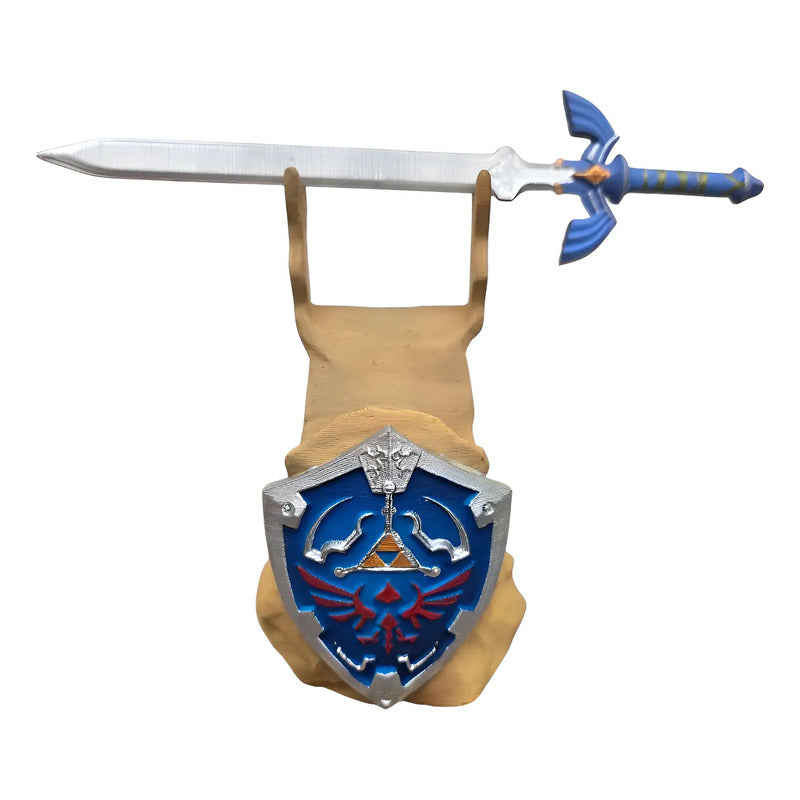 Soporte Para Control De Play Xbox O Celular De Link (zelda) Plateado