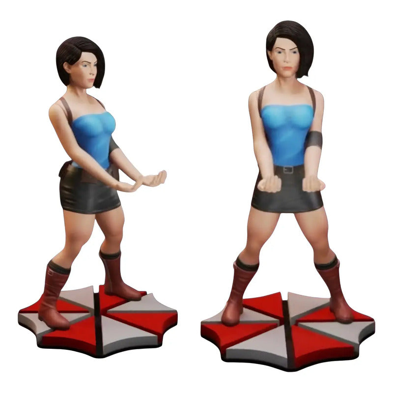 Soporte Para Control Play Xbox O Cel Jill Valentine Resident Azul