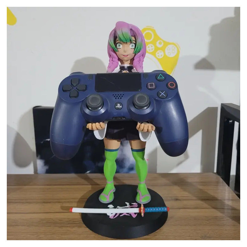 Soporte Control Play Xbox O Celular Mitsuri Kanroji Demon Sl Blanco