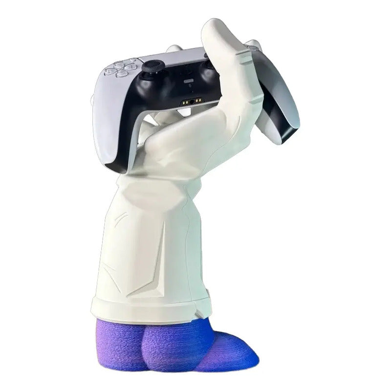 Soporte Control Para Play O Xbox Mano  Vegeta Dragon Ball Azul