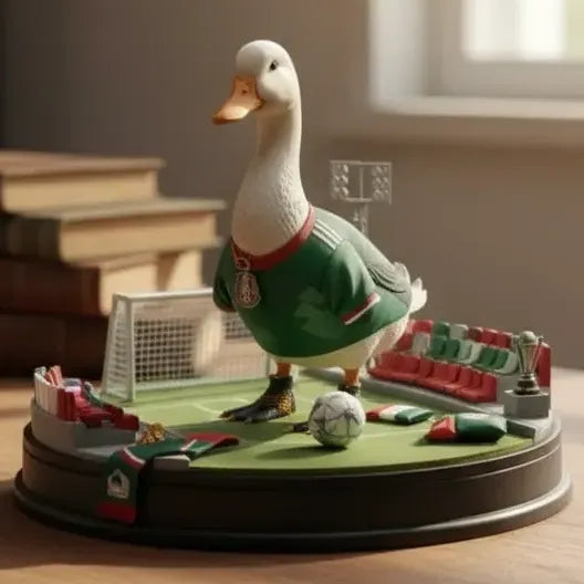 Figura Mascota Del Mundial Pato Merlín