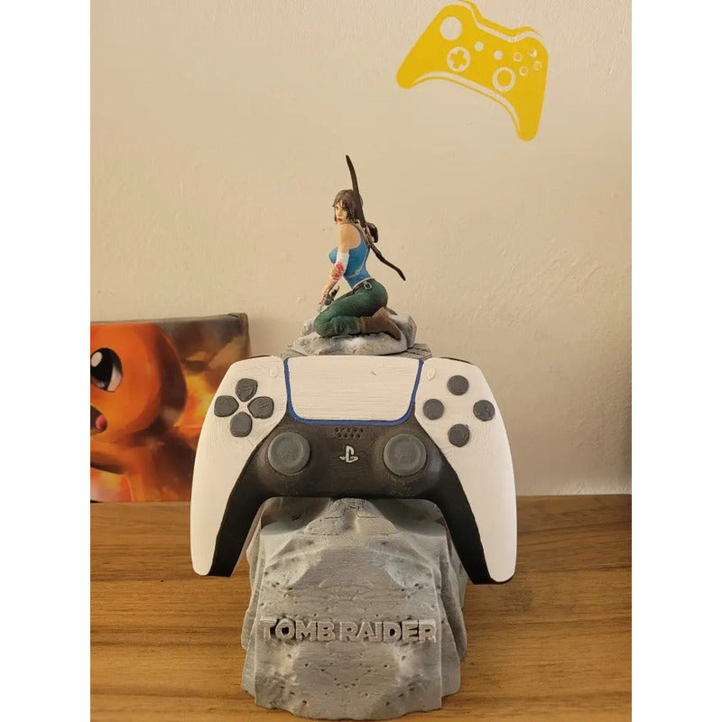 Soporte Control Play Xbox Lara Croft Tom Raider  Turquesa
