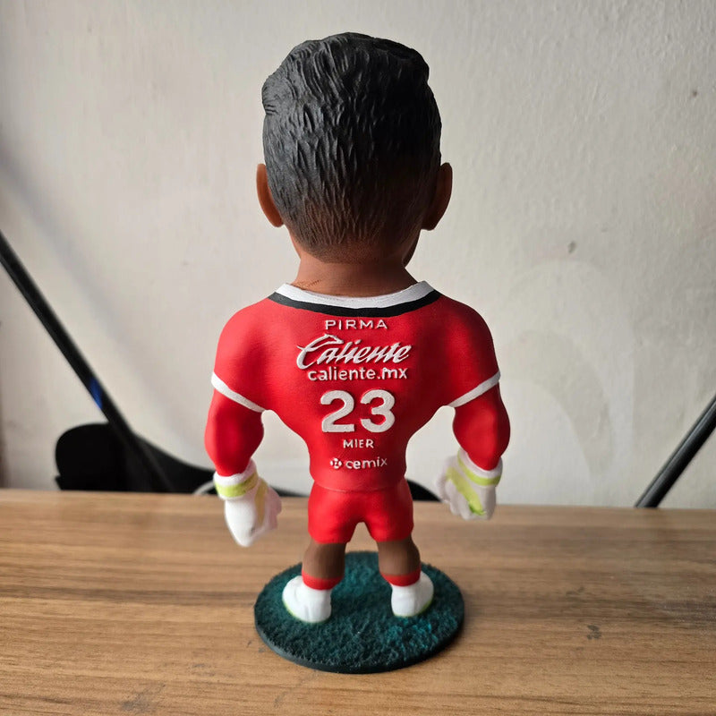 Figura De Futbolista Fuertecito Kevin Mier Cruz Azul