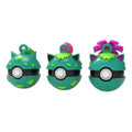Esferas Árbol De Navidad Tipo Pokebola Bulbasaurr 6 Pack Verde Pokebola
