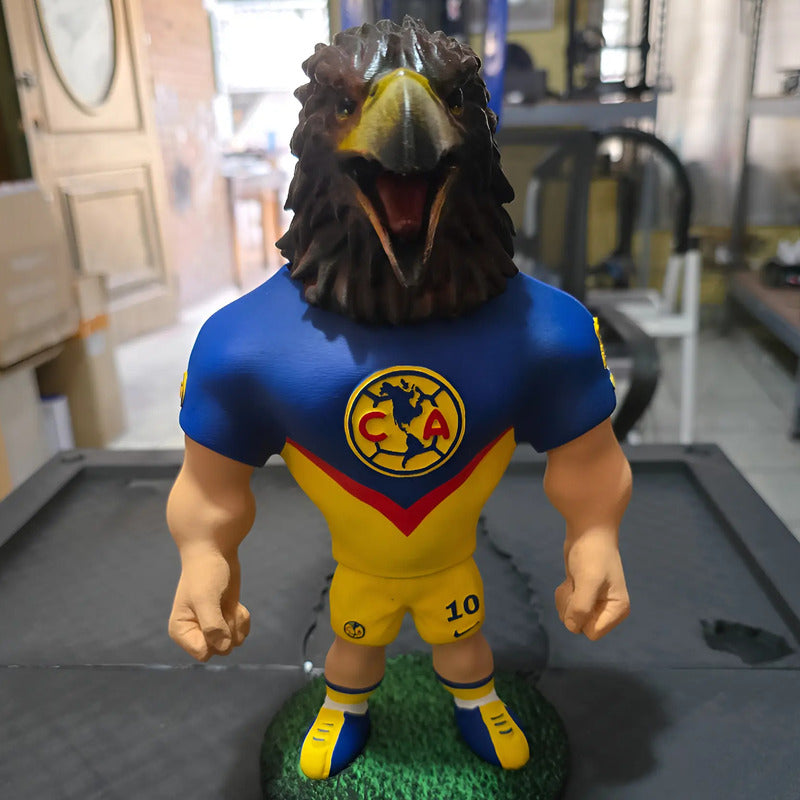 Figura Fuertecito  Aguila Mascota Del America Celeste