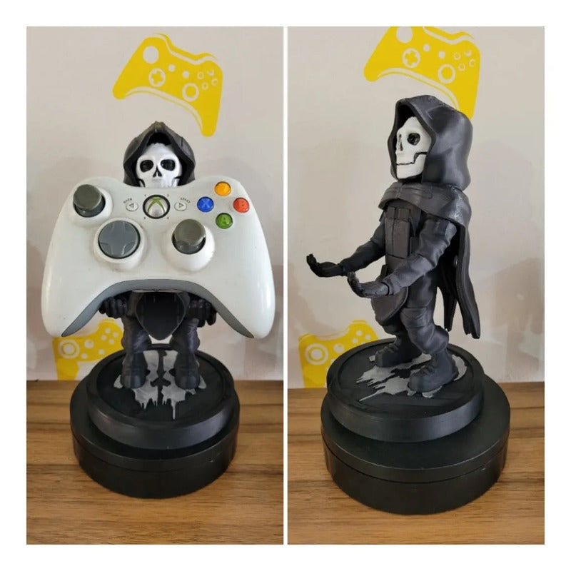 Soporte Control Play Xbox O Celular Ghost Warzone Cod Negro