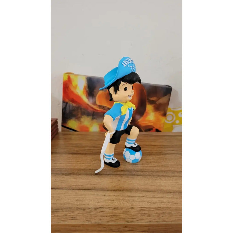 Figura De Mascota Del Mundial Gauchiito Argentina 78