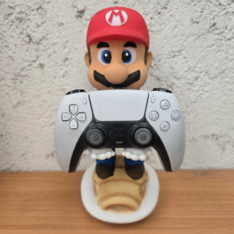 Soporte Para Control Xbox Play Nintendo O Celular Mario Bros Rojo