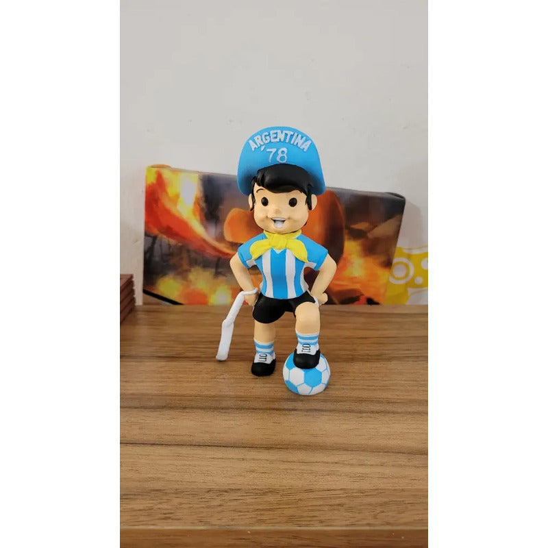 Figura De Mascota Del Mundial Gauchiito Argentina 78