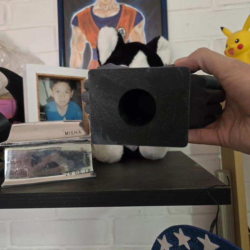 Estatua Homenaje Recordario Gatos Personalizada  Gris