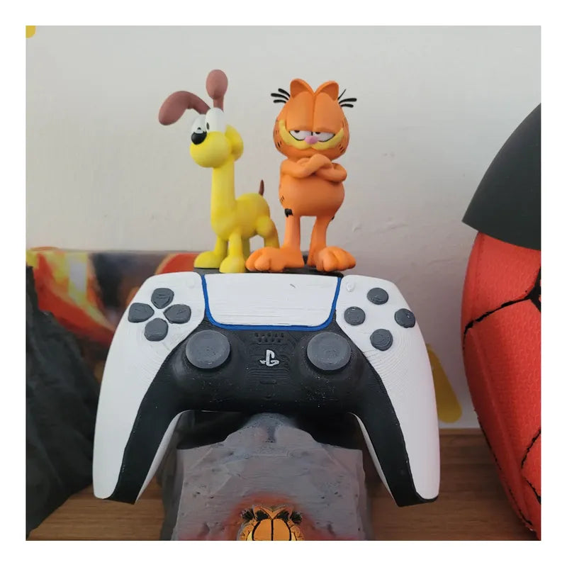 Soporte Control Play Xbox O Celular Garfield Y Oddie Naranja Claro