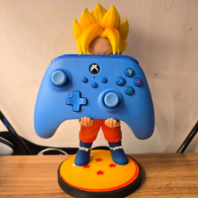 Soporte Control Play Xbox O Celular Goku Daima Naranja