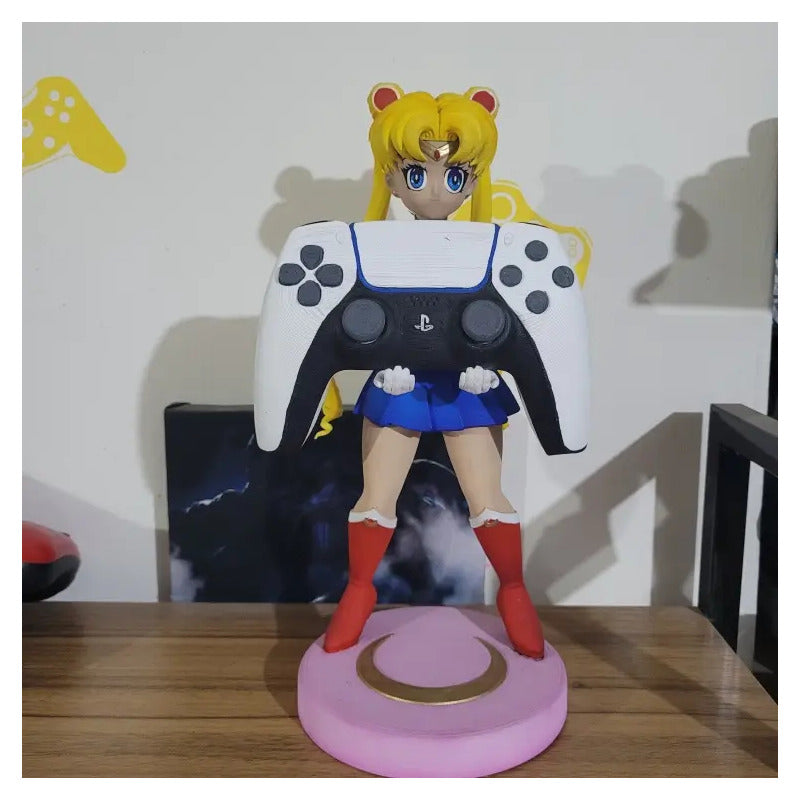 Soporte Control Play Xbox O Celular Sailor Moon V2 Blanco