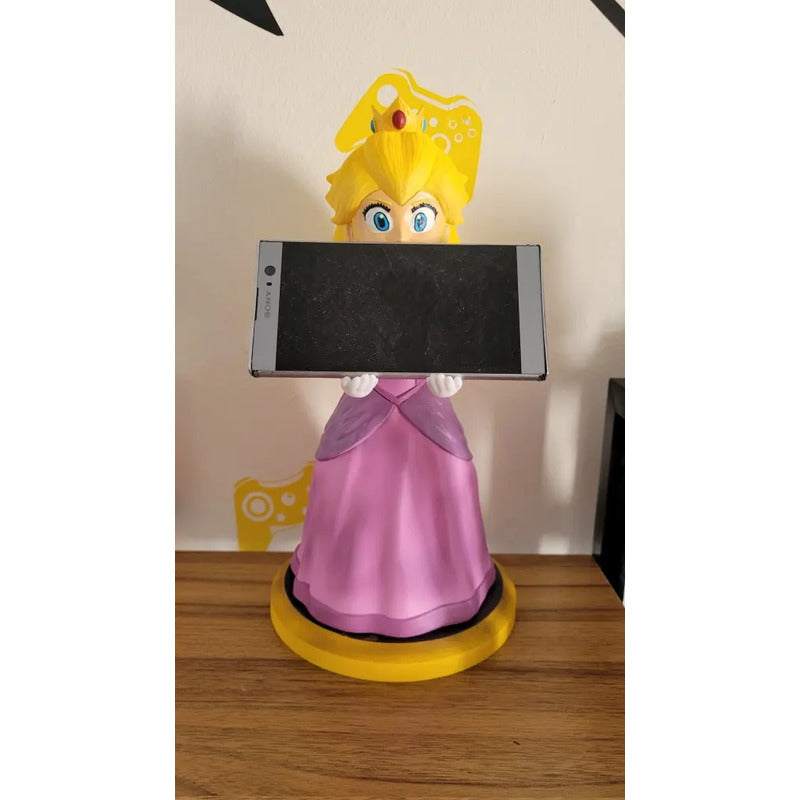 Soporte Control Play Xbox O Celular Princesa Peach Mario Bro