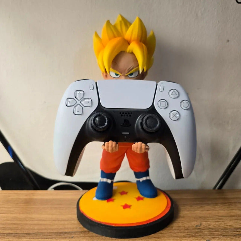 Soporte Control Play Xbox O Celular Goku Daima Naranja