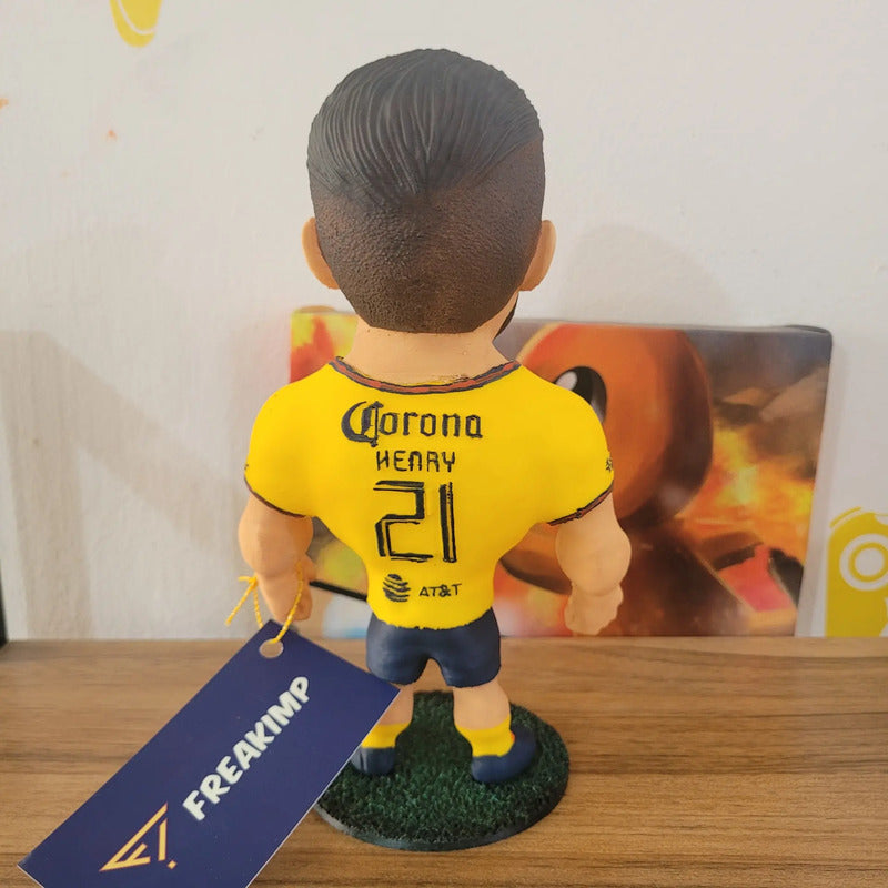 Figura Futbolistas Fuertecito Henry Martin Con America