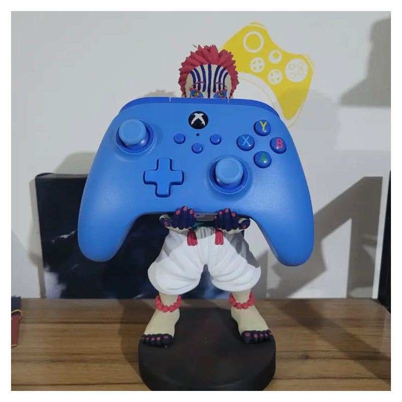 Soporte Control Play Xbox O Celular Akaza Kimetsu No Yaiba  Blanco