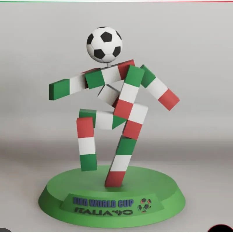 Figura Mascota Del Mundial Italia 1990 Ciao