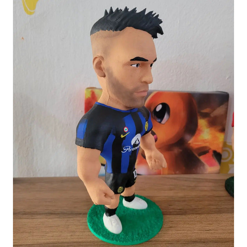 Figura De Futbolista Fuertecito Lautaro Martínez