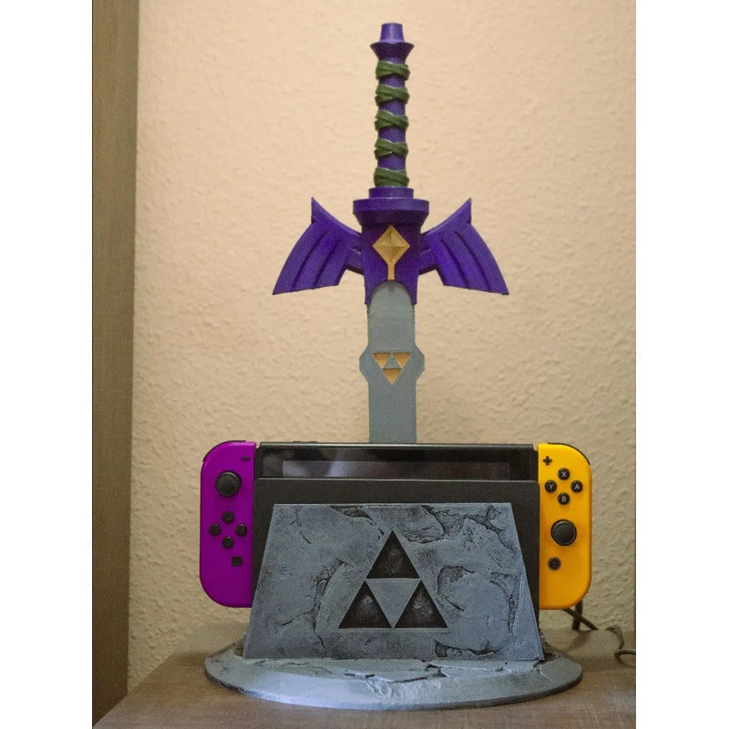 Soporte Dock Para Nintendo Switch Zelda Link Piedra