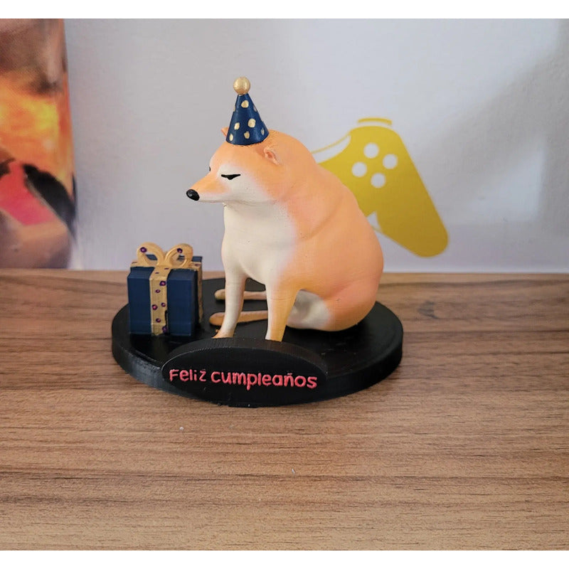 Figura De Accion Feliz Cumple Años Cheems