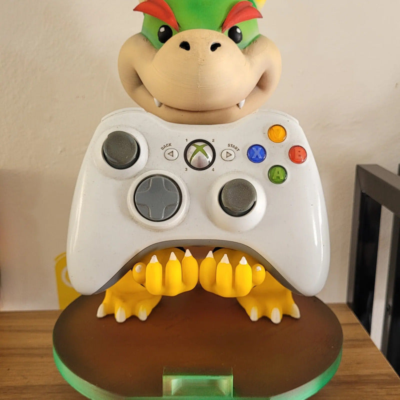 Soporte Control Play Xbox O Celular Bowser Junior Jr Mario