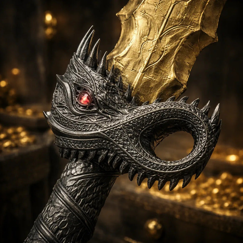Espadas Del Caos Kratos God Of War Dorado