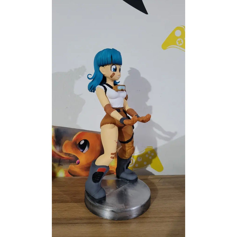 Soporte Control Play Xbox O Celular Bulma Dragon Ball Verde Oscuro