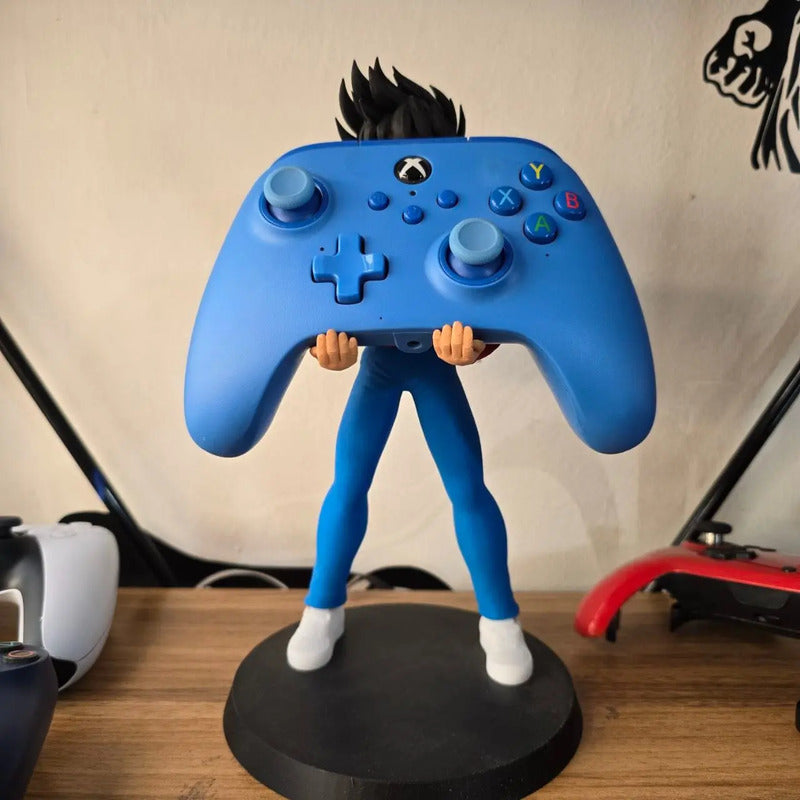 Soporte Control Play Xbox O Celular Seiya Caballeros Zodiaco Rojo
