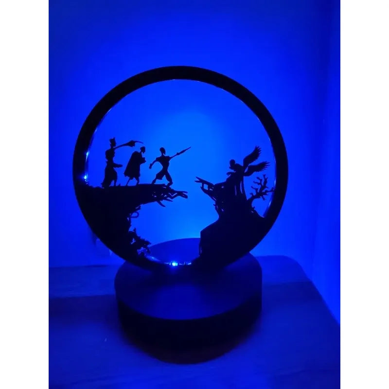 Lampara Los 3 Hermanos Harry Potter Grande 35 Cm Varios
