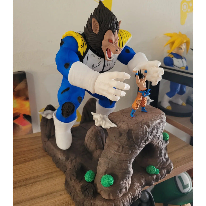 Figura Goku Vs Ozaru Vegeta Dragon Ball