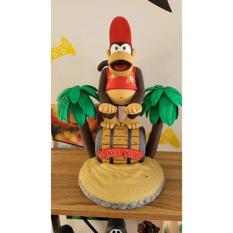 Soporte Control Play Xbox O Celular Diddy Kong Mario Bros