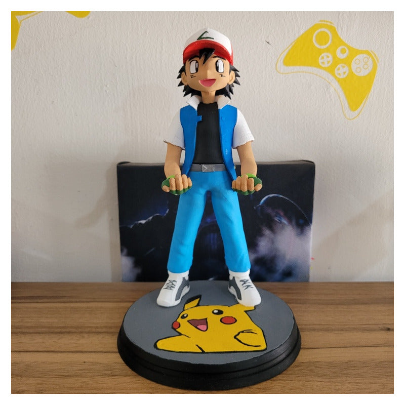 Soporte Control Play Xbox O Celular Ash Ketchum  Azul