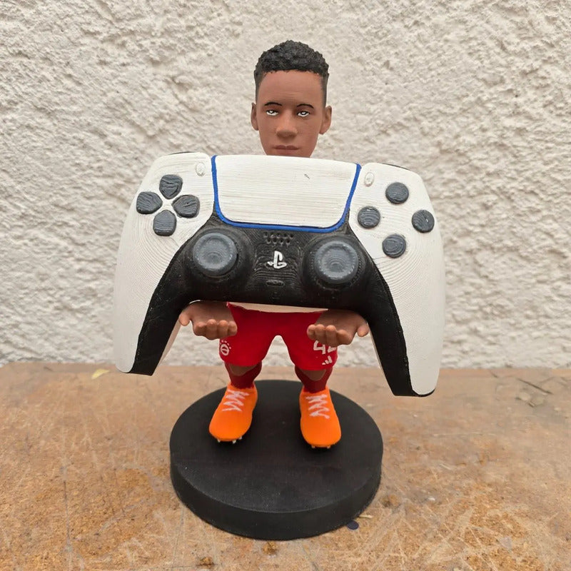Soporte Control Play Xbox O Celular Jamal Musiala Futbolista Rojo