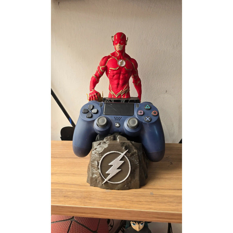 Soporte Control Play Xbox O Celular Flash Dc Rojo