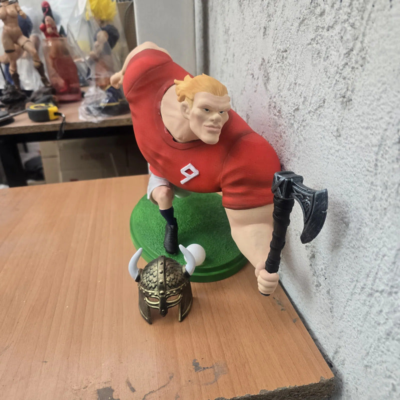 Figura De Futbolista Erling Haaland Caricatura