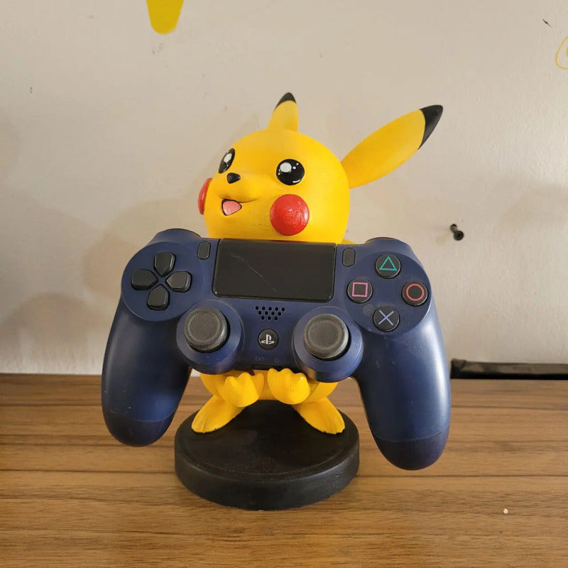 Soporte Para Control Play Xbox O Celular Pikachu Amarillo