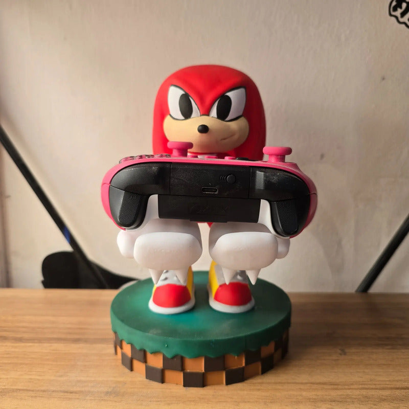 Soporte Para Control De Play Xbox O Celular Knuckles Sonic Rojo
