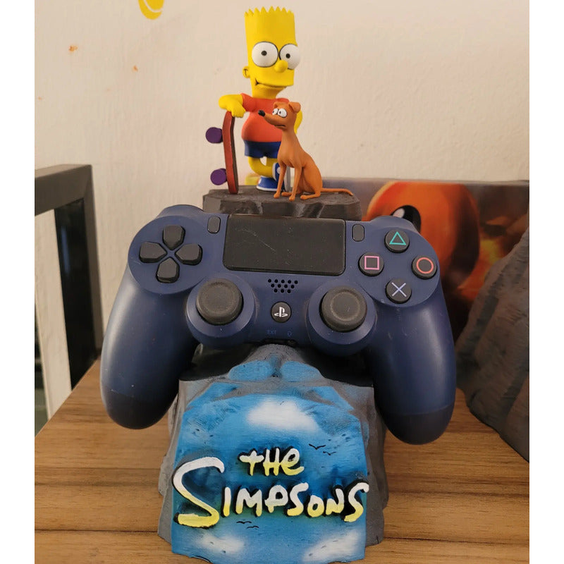 Soporte Control Play Xbox O Celular Bart Los Simpson Amarillo