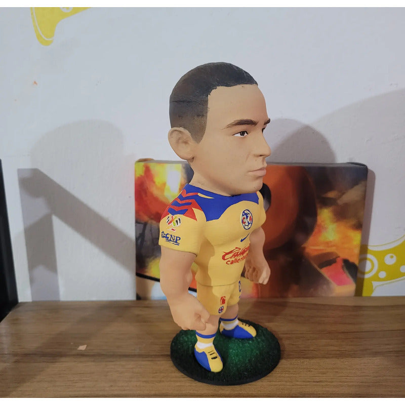 Figura De Futbolista Fuertecito Alvaro Fidalgo Con America