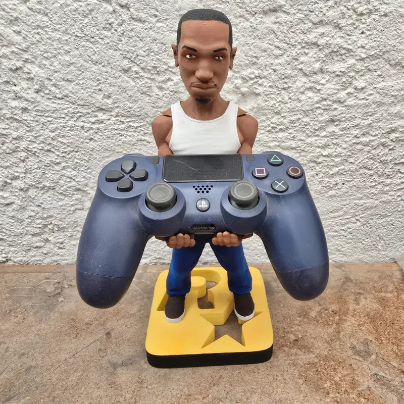 Soporte Control Play Xbox O Cel Carl Gta San Andreas Negro
