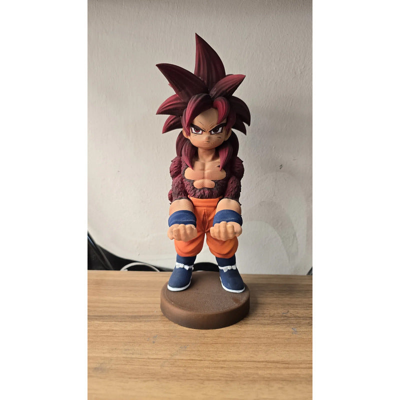 Soporte Para Control Play Xbox Cel Goku Super Saiyajin 4 Dai Rojo