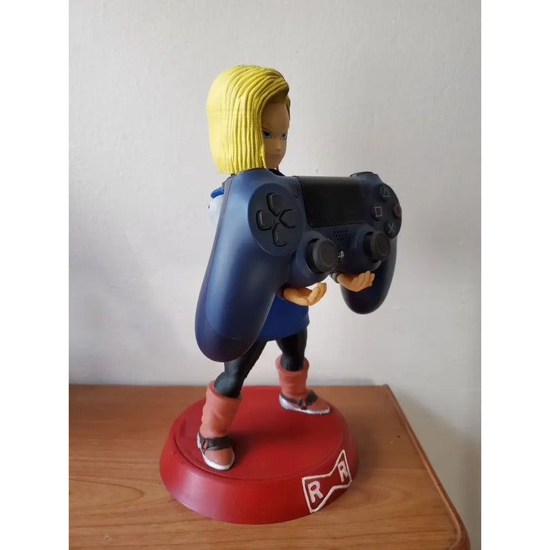 Soporte Control Play Xbox O Celular Androide Número 18 Dbz